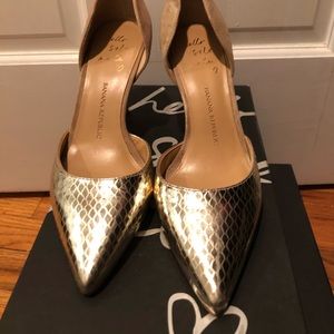 Never worn gold  heels!